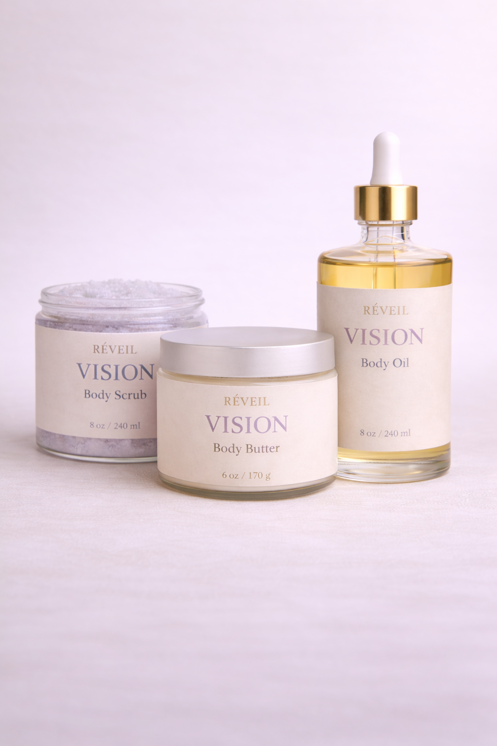 Réveil Vision Ritual Set (Scrub + Oil + Butter)